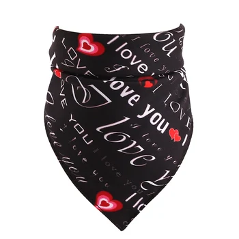 

Dog Bandanas Pet Couple Scarf Pet Bandana For Dog Cotton Love Heart Printed Bow Ties Collar Cat Dog Washable Scarf Dog 2020 1