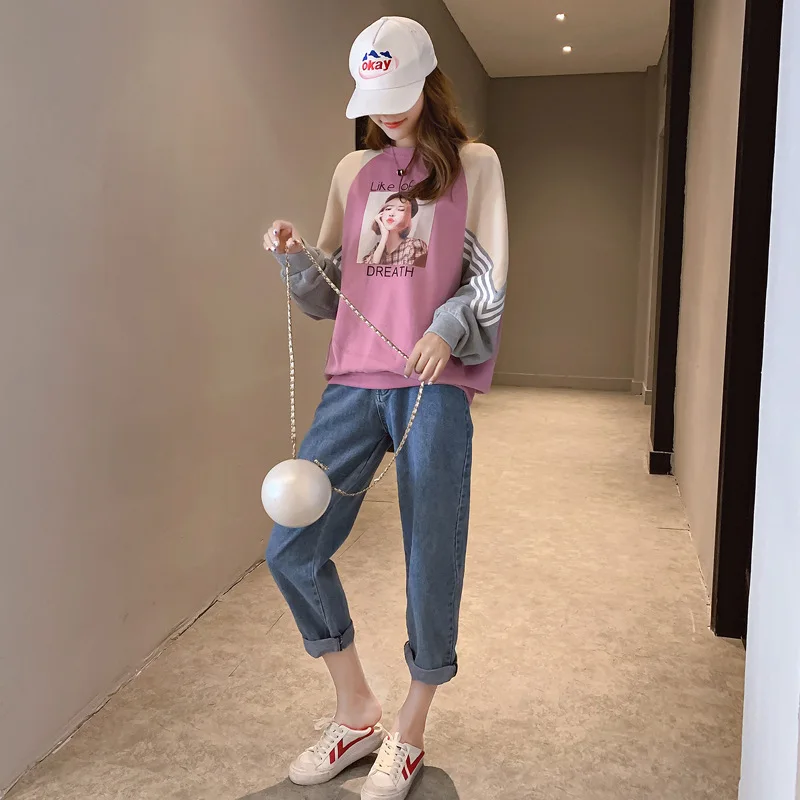 New Colour-Colour-Coloured and Loose-Size Women's Round-collar Guard Fashion