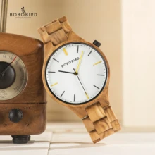 Мужские часы BOBO BIRD Wood повседневные Модные кварцевые часы подарки для фестиваля гравировальный циферблат коробка