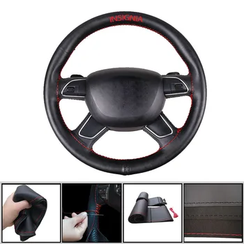 

38cm Car Styling Car Leather Steering Wheel Cover FOR OPEL insignia Soft Steering Wheel Case Auto Accessories