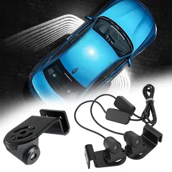 

2Pcs Car LED Welcome Courtesy Light Door Step Ground Angel Wing Projection Lamp