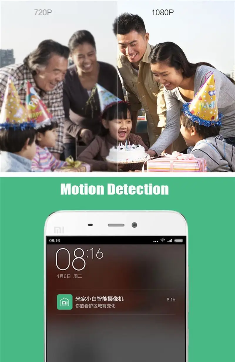 Оригинальная домашняя панорамная Wi Fi камера Xiaomi MiJia CCTV 1080P 1296P с обнаружением