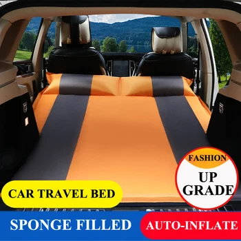 

E-FOUR Memory Foam Camping Air Mattress Thickened and Double-Sided Flocking with 2 Self-Inflatable Pillows Travel Mattress Camp