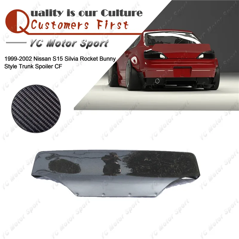 

Car Accessories Carbon Fiber RB Style Rear Spoiler Fit For 1999-2002 S15 Silvia Trunk Spoiler Wing