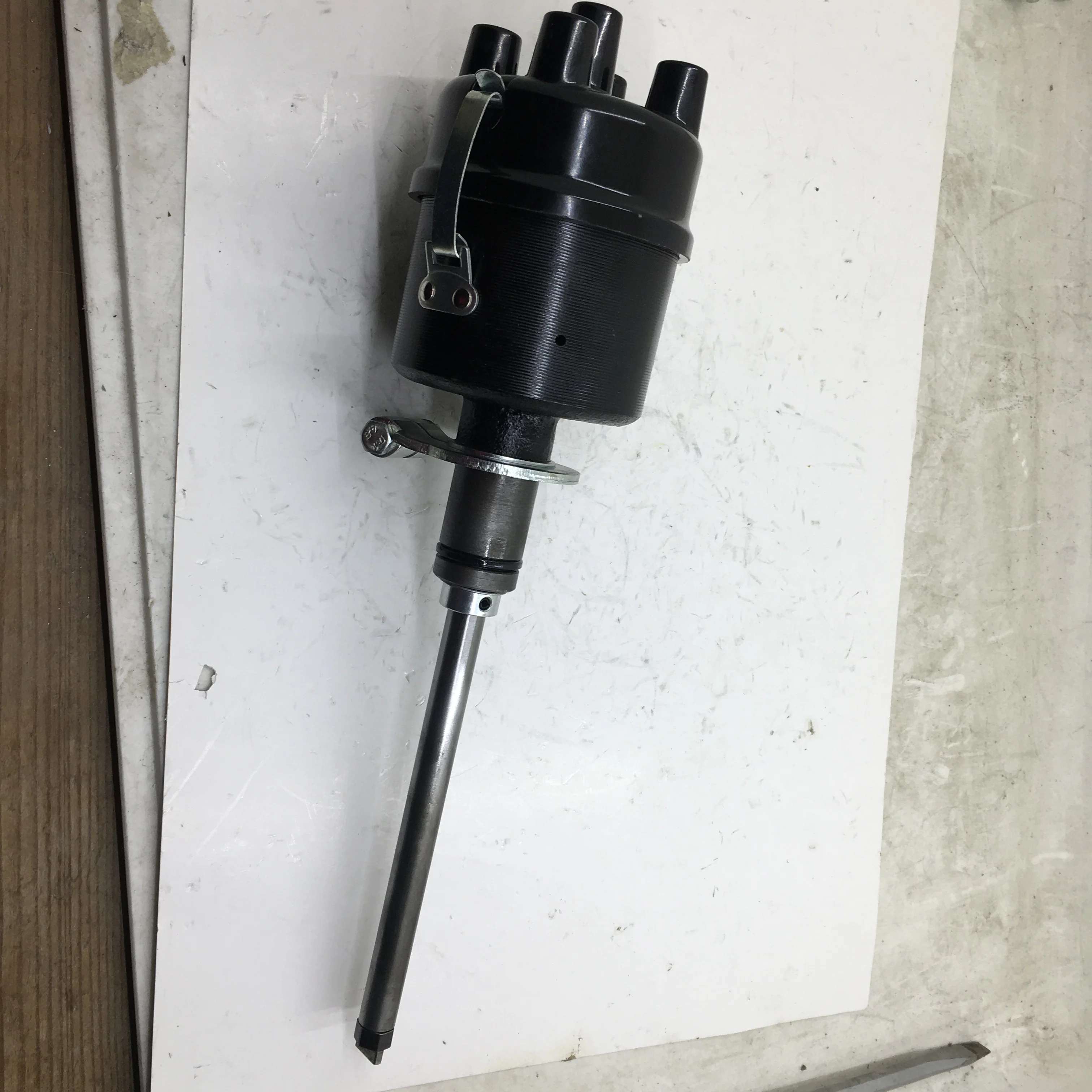 SherryBerg complete black Distributor points style 6/12 volt Fits 134L 134F 4cyl FOR jeep Willys MB CJ2A CJ3B