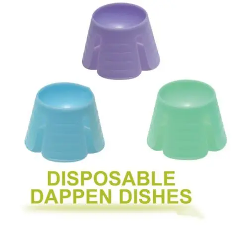 

300pcs / set Dental Multi-purpose Disposable Dappen Dishes 3 color Assorted