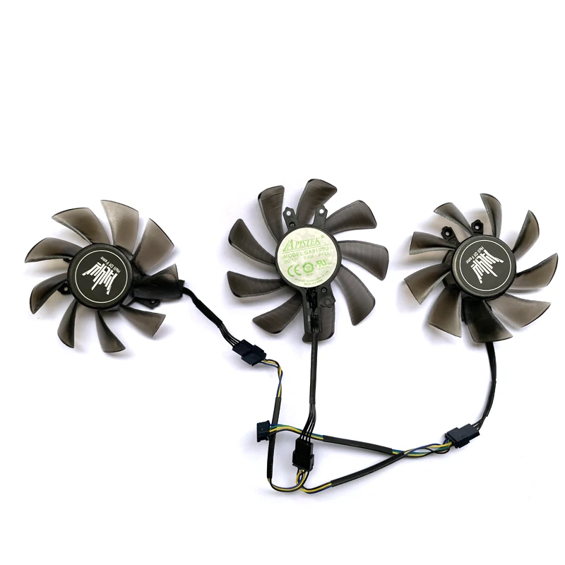 NEW 3PCS 75MM 85MM HOF GTX970 GPU Fan For GALAXY GEFORCE GTX 970 GTX 980 TI HOF Graphics 4PIN FY09015L12LPA  GA91S2U