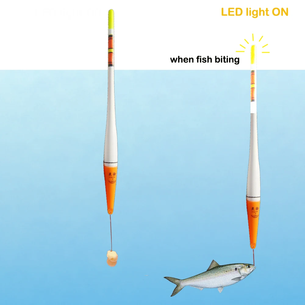 10pc elektronische leuchtende LED-Licht Bobber Nachtfischen Tackle Low Pric F2I8 