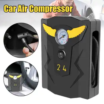 

Portable Vehicle Inflatable Pump Car Air Compressor DC 12V Digital Tire Inflator Auto Air Pump For Car Motorcycle Tire Pump