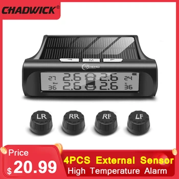 

TPMS TPMS Alarm Systems Car Car Tire Pressure Monitoring System Vehicles Tire Pressure Alarm for 4PCS Sensor Auto