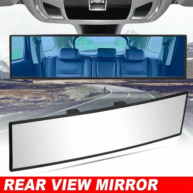 300mm Car Mirror Interior Rearview Mirrors Universal Auto Rear View Mirror Anti Glare Wide Angle Surface Mirror Car Accessories