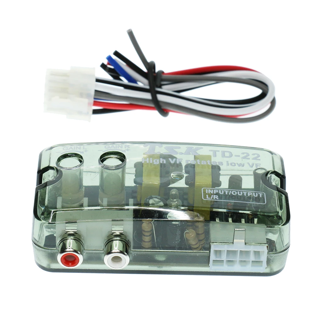 Car Vehicle Audio REM Subwoofer High To Low Level Output Converter W/ Adapter Wire