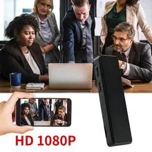 Цифровая видеокамера-карандаш для записи видео, звука Hd 1080P ручка камера Голосовое управление записанная мини видеокамера с экраном Play