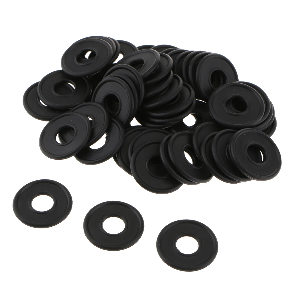 50Pcs/Set M12 Rubber Engine Oil Drain Plug Crush Gasket Washers Seals for GM Saturn