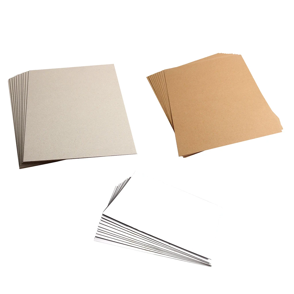A4 Kraft Blank Matte Paper Cardstock Papers Cardboard For Craft Cardmaking