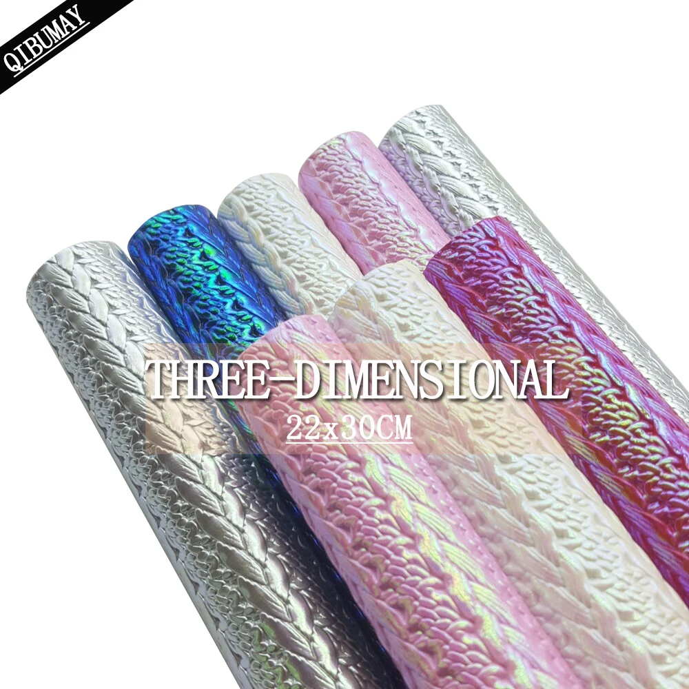 

QIBU 22*30cm Snake Pattern Synthetic Leather Glitter Vinyl Fabric For Bows DIY Belt Bag Handbag Shoes Materials Handcrafts Decor