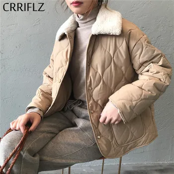 

Women Casual Winter Jacket Women CRRIFLZ Short Zipper Solid Polyester Full Standard Regular Sustans