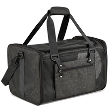 Переносная сумка-переноска для собак, дышащая клетка для кошек, маленькая дорожная сумка для собак, утвержденная в самолете, переносная сумка для домашних животных, складные сумки