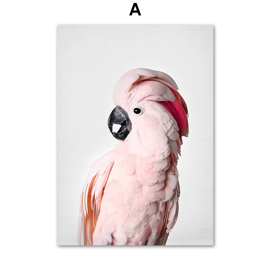 Camelot-Macaws-Cockatoo-Parrot-Wall-Art-Canvas-Painting-Nordic-Posters-And-Prints-Animals-Wall-Pictures-For (1)