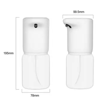 

3 Pcs 400ml New Automatic Foam Soap Dispenser Touchless Foaming Infrared Motion Sensor Hand-Free Soap Pump Dispenser Hand Washer