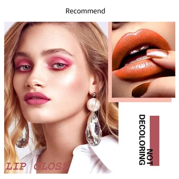 

6PCS Set Lips Makeup Matte Liquid Lipstick Set Waterproof Long Lasting Moisture Cosmetic Lip Gloss Red Lip Stick