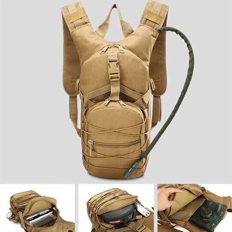 Тактический Рюкзак Molle, военный походный велосипедный гидратационный рюкзак, спортивная альпинистская походная сумка с водяным пузырем