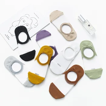 

2020 new Japanese Harajuku Transparent Crystal Silk Socks Women's Socks Thin Invisible Nylon Boat Socks