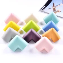 4pcs/lot Soft Table Desk Corner Protector Baby Safety Edge Corner Guards Rubber Cushion Glass Desk