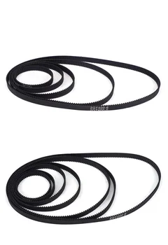

3d printer accessories 2GT closed loop rubber belt 6mm width synchronous belt 228mm-524mm length