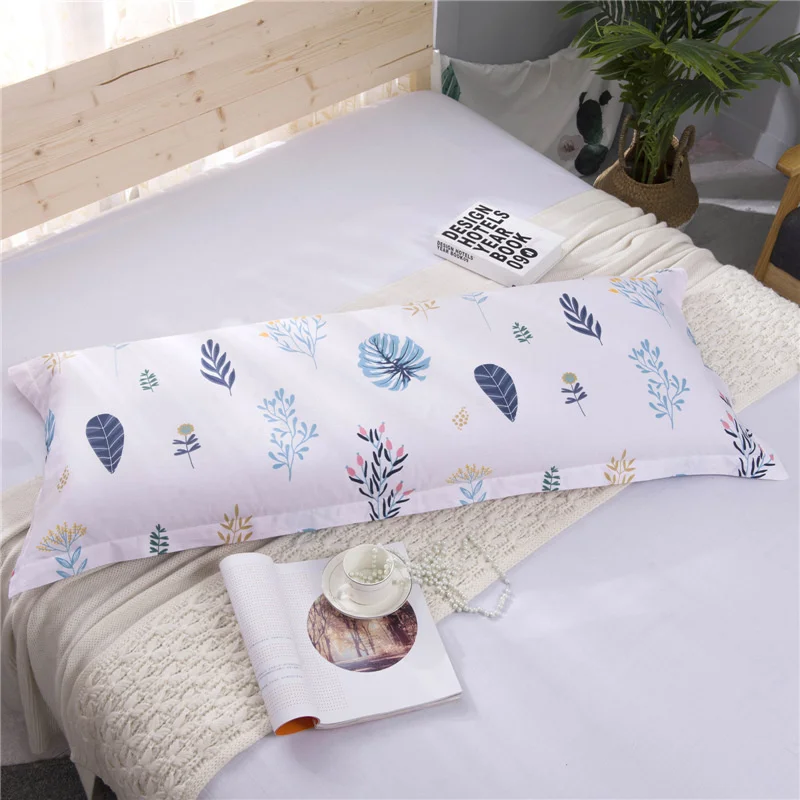 Fashion Print Home Long Pillow Case Large Size Double Person Body Pillowcase Soft Cotton Bedding Lover Cover | Дом и сад