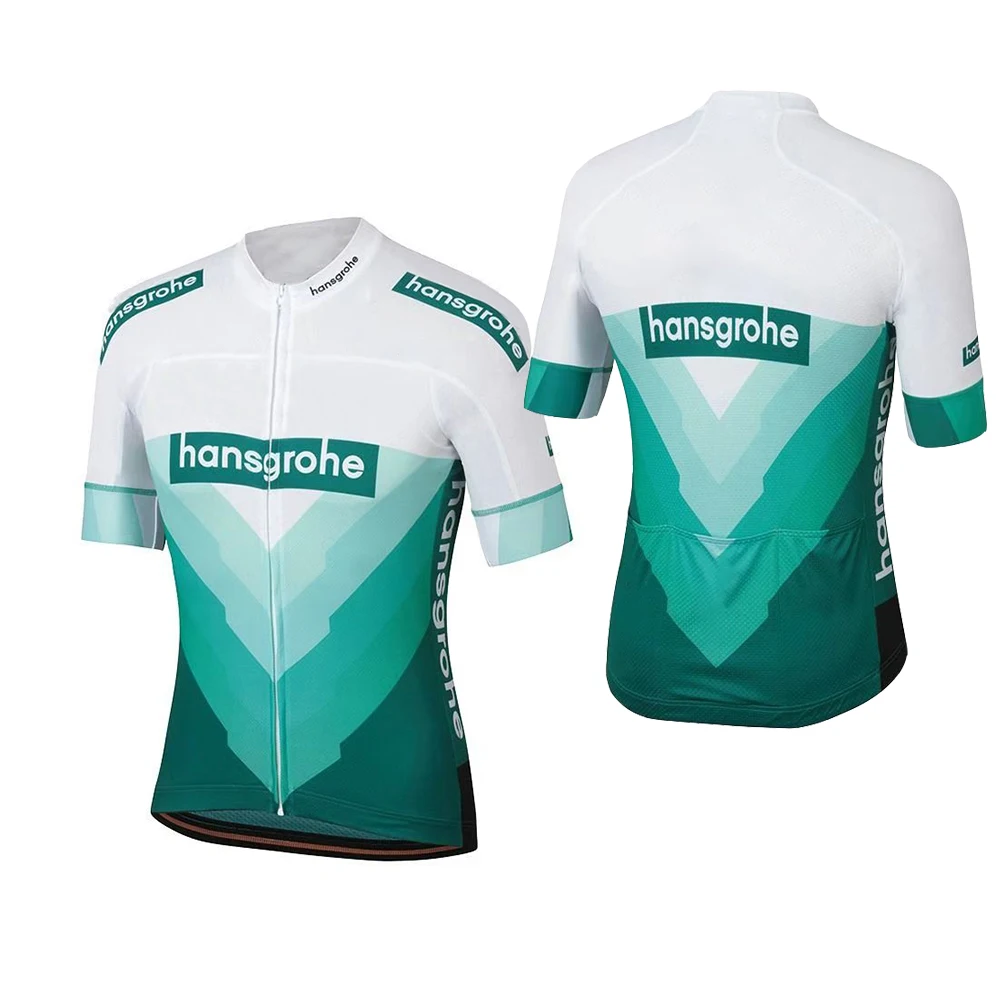 

2019 Boraing Hansgrohe Cycling Jersey Short Sleeve Cycling Shirt Bike Bicycle Clothes Clothing Ropa Ciclismo Summer Wear