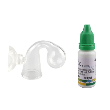 

15ML CO2 Indicator Solution PH Long Term Indicator Monitor Tester Used with Fish Tank CO2 Monitor Glass Drop Checker