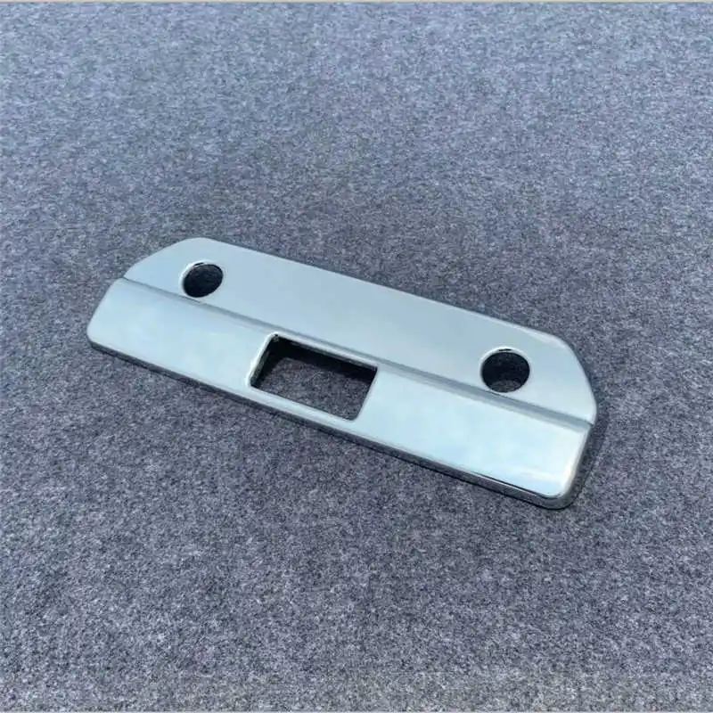 

WELKINRY car auto cover styling For Chevrolet Silverado 2019 ABS chrome rear tail gate door handle doorknob trim