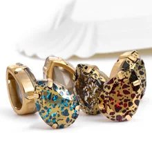

10X14/13X18MM Patina Golden Drop Beads Garments Decorations Retro Buttons Sew On Drop Gems Loose Crystal For Handmade Crafts