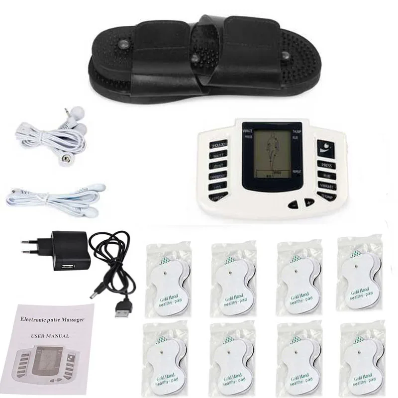 Healthy Care Electric Full Body Tens Therapy Pulse Massage Belt Muscle Relax Pain Relief Tens Acupuncture Back Shoulder Massager tens body muscle stimulator back pulse acupuncture therapy massager electroestimulador fisioterapia pain relief jr309 slimming