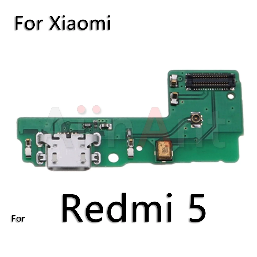 For Redmi 5 USB Дата зарядный порт зарядное устройство док-разъем гибкий кабель для Xiaomi mi Red mi Note 5 5A 6 7 Plus Pro Global Repair порты - Color: For Redmi 5