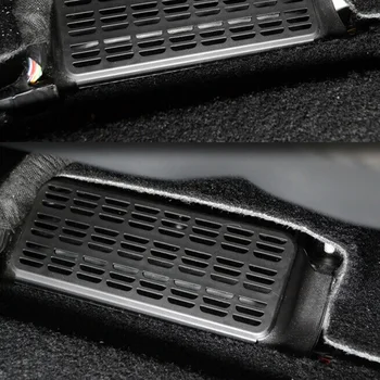 

2pc Protection Cap Car Auto Seat Air Outlet Protection Cap Lower Black