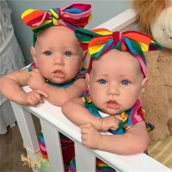 55CM Rebirth Doll Realistic Reborn Baby Cute Pouting Baby Doll For Newborn Full Silicone Body Doll Lifelike Christmas Gift 22inch 55cm silicone full body reborn dolls lifelike baby boys newborn fashion doll christmas gift new year gift