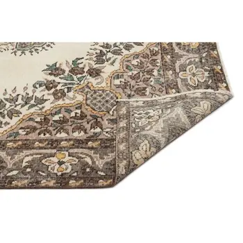 

Handmade Beige Vintage English English Area Rug 167x280 Cm-5'6''X9'2''