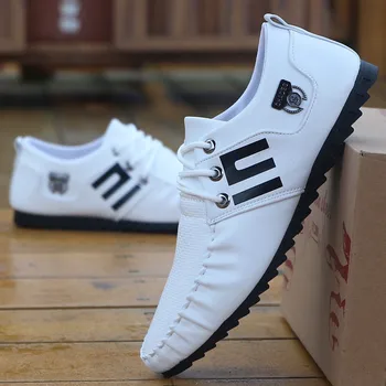 

2020 Genuine Leather Men Casual Shoes Luxury Brand Designer Men Loafers Moccasins Breathable Slip on Driving Shoes Plus Size new