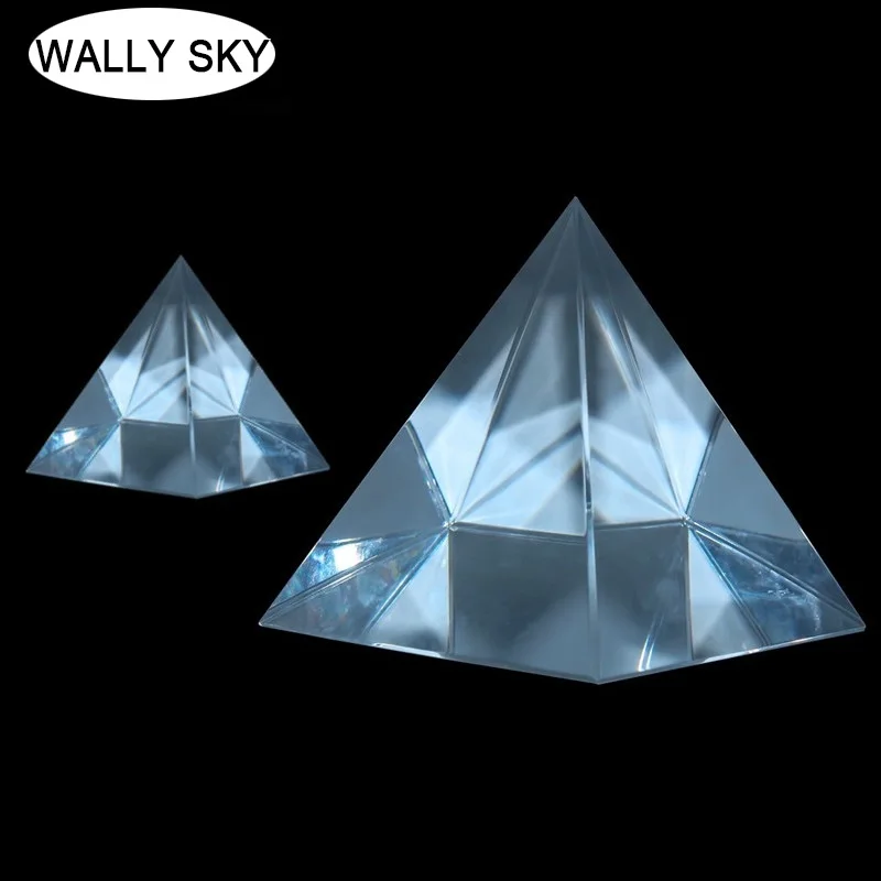 Optical Prismคริสตัลพีระมิดรูปสี่เหลี่ยมผืนผ้าพีระมิดPhysical Opticsการ