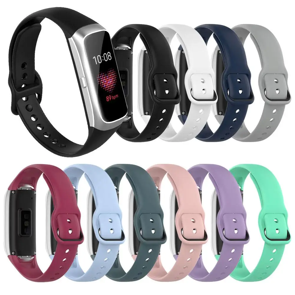 

Newest Silicone Sport Watch Band Strap Wrist Band Strap For Samsung Galaxy Fit SM-R370 Smart Bracelet Watch Strap Accessories