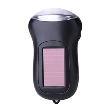 

Mini 3 LED Solar Powered Hand Crank Flashlight Rechargeable LED Emergency Tent Camping Torch Light Portable for Outdoors Use
