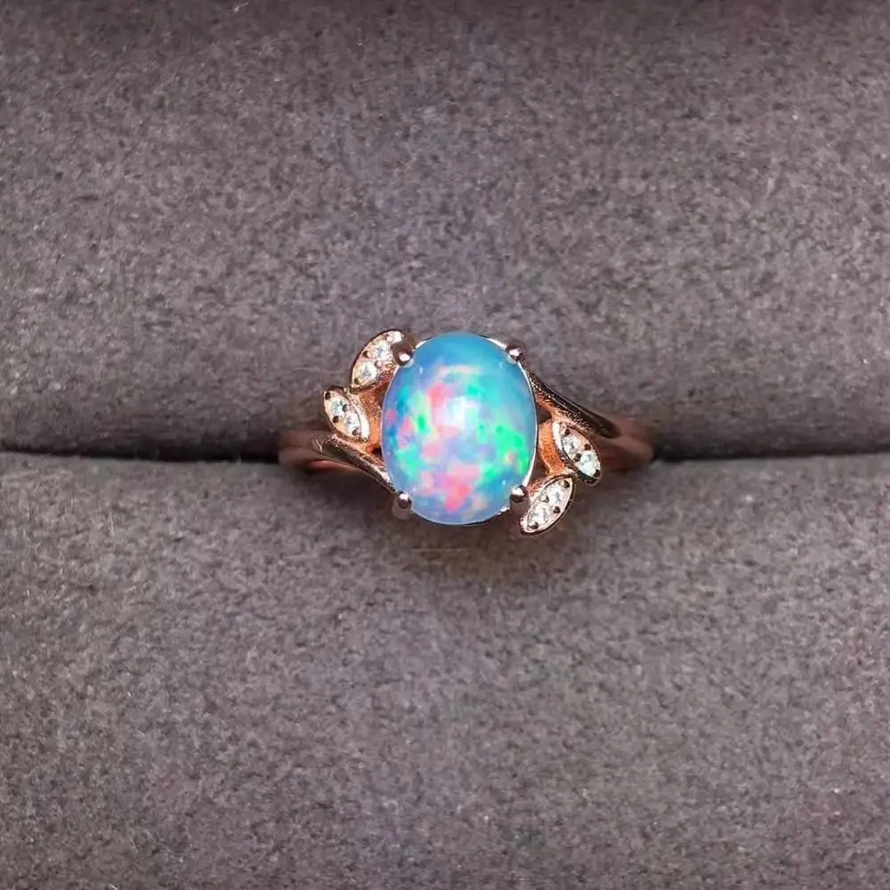 NATURAL ETHIOPIAN WELO FIRE OPAL 925 silver Ring Pendant Earring Set