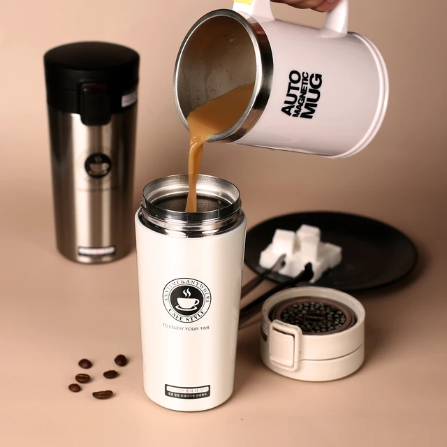 380ml Thermos Coffee Cup Tea Mug Double Layer Stainless Steel