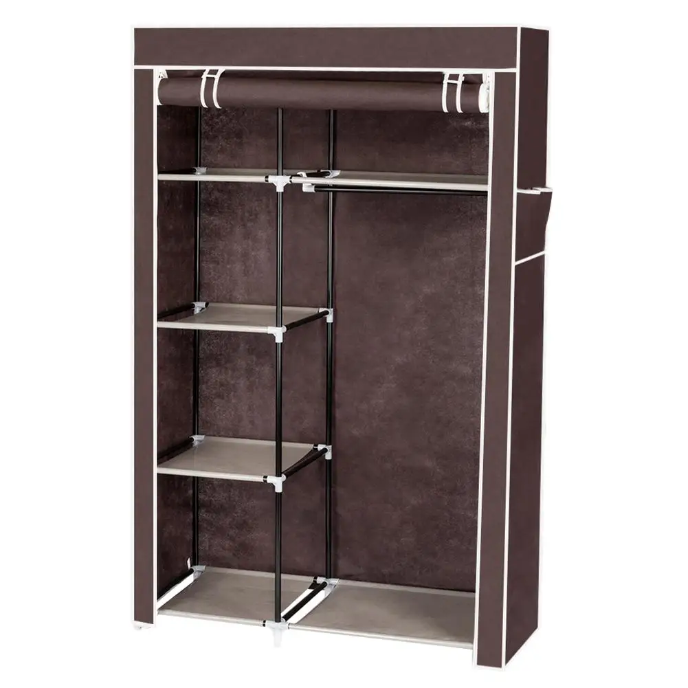 

64 inch Non-Woven Fabric Cabinet Rack Closet Storage Organizer with Shelves Bra Underwear Storage Box for Scarf Sock Container