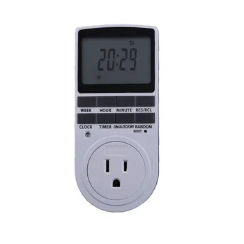 

Electronic Digital Timer Switch EU/US/UK/AU Plug Kitchen Timer Weekly Hour Programmable Wall Plug-in Power Socket Timer Switch