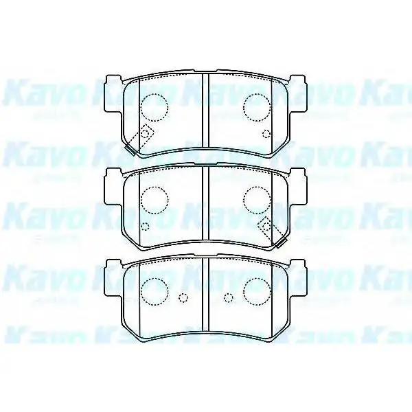 Колодки дисковые задние\ Daewoo Rexton, Ssangyong Rexton 3.2i/2