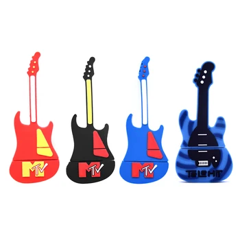 

Mini Guitar USB 2.0 flashdrive pendrive 128mb 32gb 64gb usb flash drive Usb Pen Drive memory stick free shipping U disk