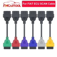 FiatECUScan-Cable adaptador de diagnóstico OBD2 para Fiat, ECUScan y Multiecuscan, para Fiat, Alfa Romeo y Lancia